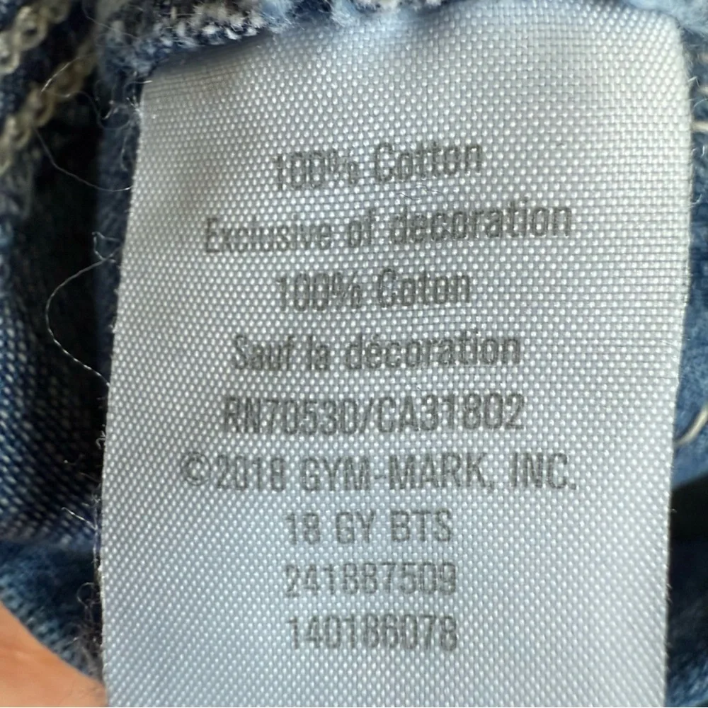 Gymboree Blue Denim Overalls Size 8